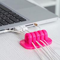 Hub Power Cord Winder Snap Organizer