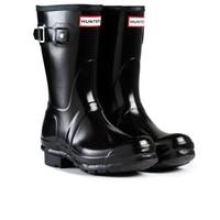 Hunter Original Short Gloss Boots - Black - UK 4