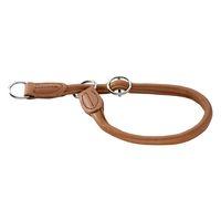 Hunter Round & Soft Dog Collar - Cognac - Size 50: 50cm neck circumference
