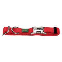 Hunter Vario Basic Alu-Strong Dog Collar - Red - Size L: 45-65cm neck circumference