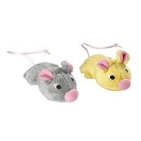 Hunter Cat Toy Set Plush Mice With Catnip & Bell 3cm (Pack of 6)