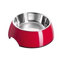 Hunter 2in1 Melamine/steel Bowl Red 350ml (Pack of 2)