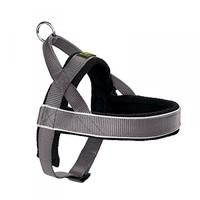 Hunter Norwegian Racing Nylon Harness Grey/fleece Black Small 20mm X 32-37mm