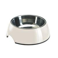 Hunter 2in1 Melamine/steel Bowl White 1400ml (Pack of 2)