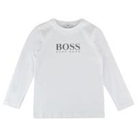 hugo boss children boys logo long sleeve t shirt