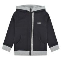 hugo boss infant boys logo hooded sweatshirt