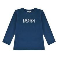 HUGO BOSS Infant Boys Logo Long Sleeve T Shirt