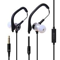 HUAST HST-45 Stereo HeadPhone In Ear Earphone Metal Handsfree Headset with Mic 3.5mm Earbuds For All Phone MP3 Player