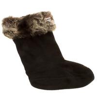 Hunter Furry Cuff Welly Sock