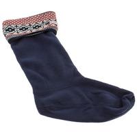 Hunter Fairisle Cuff Welly Sock