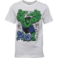 Hulk Smash Boys T-Shirt White