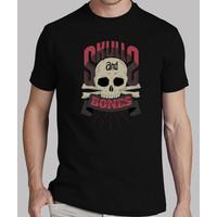 human skulls and bones tshirt