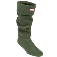 Hunter Fleece Welly Sock GREEN FLEECE