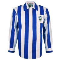 huddersfield town 1950s retro football shirt