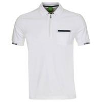 hugo boss philix polo shirt white