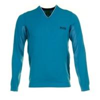 hugo boss valthazar pro sweater turquoiseaqua