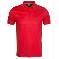 hugo boss paddy pro 3 polo shirt medium red