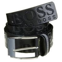 Hugo Boss Millow Leather Golf Belt Black