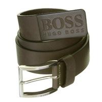 Hugo Boss Tincenzo Leather Golf Belt Brown