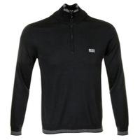 Hugo Boss Zime FA Zip Neck Sweater Black