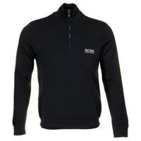 Hugo Boss Zolf MK Zip Neck Sweater Black