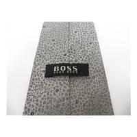 Hugo Boss Silk Tie in Silver Grey