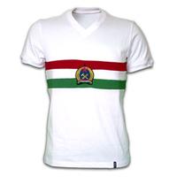 Hungary Away 1950\'s Short Sleeve Retro Shirt 100% cotton