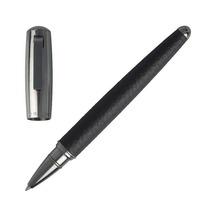 hugo boss pure black leather rollerball pen hsl6045a