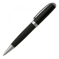 Hugo Boss Stainless Steel Grey Fabric Ballpoint Pen HSN7054J