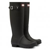 hunter ladies original tall wellington boots black uk 5