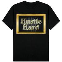 Hustle Hard Faux Framed