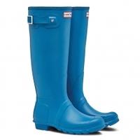 Hunter Ladies Original Tall Wellington Boots, Ocean Blue, UK 7