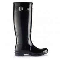 hunter original gloss wellington boots black uk3