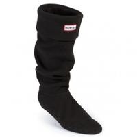 Hunter Boot Fleece Wellington Socks Black, Black, Medium