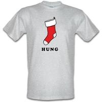 hung stocking male t shirt