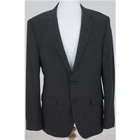 hugo boss size 40 inch grey wool jacket