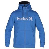 hurley surf club oo 20 full zip hoodie mens blue