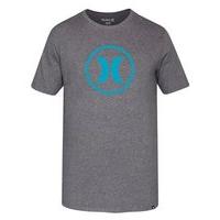 Hurley Circle Icon Dri-Fit Tee - Mens - Grey/Teal