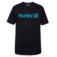 hurley one only dri fit tee mens blackteal