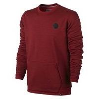 Hurley DriFit Disperse Crew Sweat Top - Mens - Night Maroon