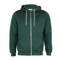 hudson quilted hoodie in green d code