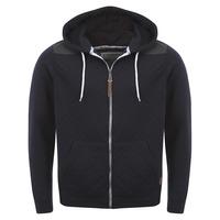 hudson quilted hoodie in navy d code