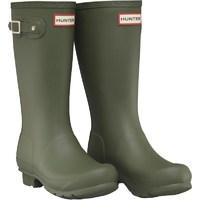 hunter original junior wellington boots cactus