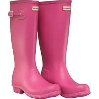 Hunter Original Girls Wellington Boots Fuchsia