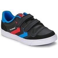 Hummel STADIL JR VELCRO girls\'s Children\'s Shoes (Trainers) in black