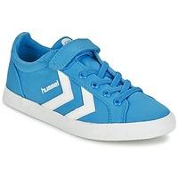 Hummel DEUCE COURT JR boys\'s Children\'s Shoes (Trainers) in blue