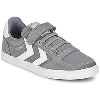 hummel slimmer stadil canvas lo girlss childrens shoes trainers in gre ...