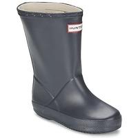 hunter kids first classic welly boyss childrens wellington boots in bl ...