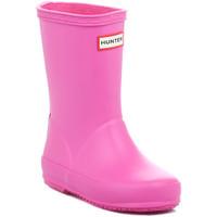 Hunter Infant Lipstick Kids First Classic Wellies girls\'s Children\'s Wellington Boots in pink