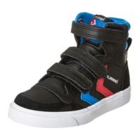 Hummel Stadil Leather High Jr black/blue/red